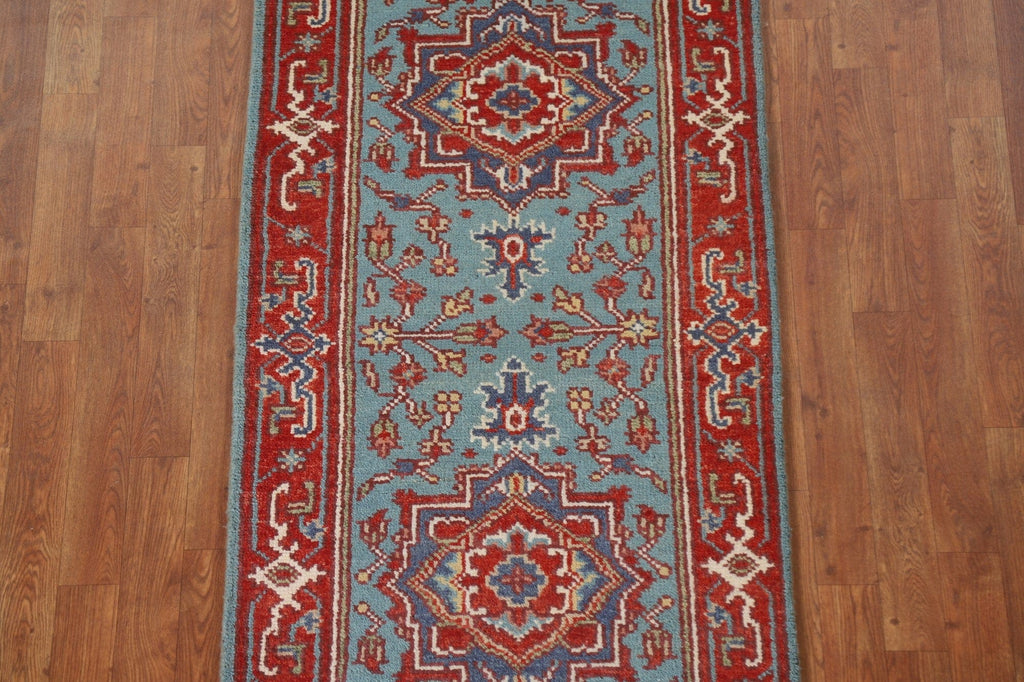 Wool Heriz Serapi Oriental Runner Rug 3x12