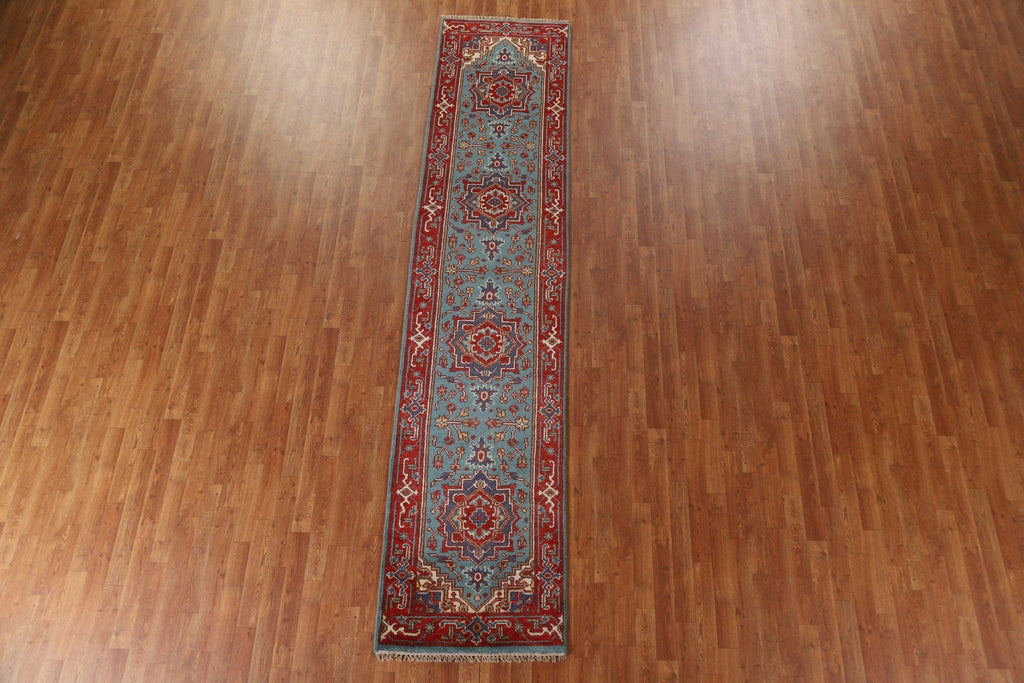 Wool Heriz Serapi Oriental Runner Rug 3x12