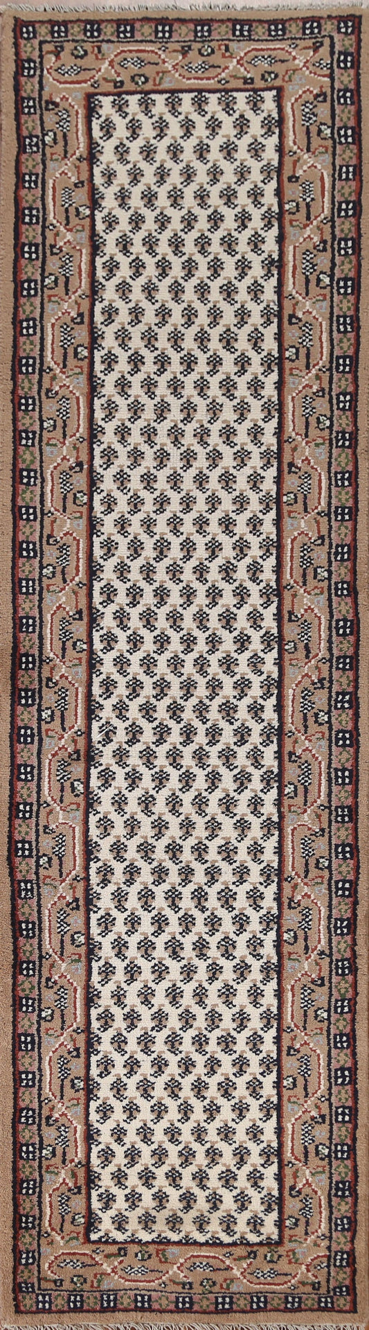 Boteh Botemir Oriental Runner Rug 3x9