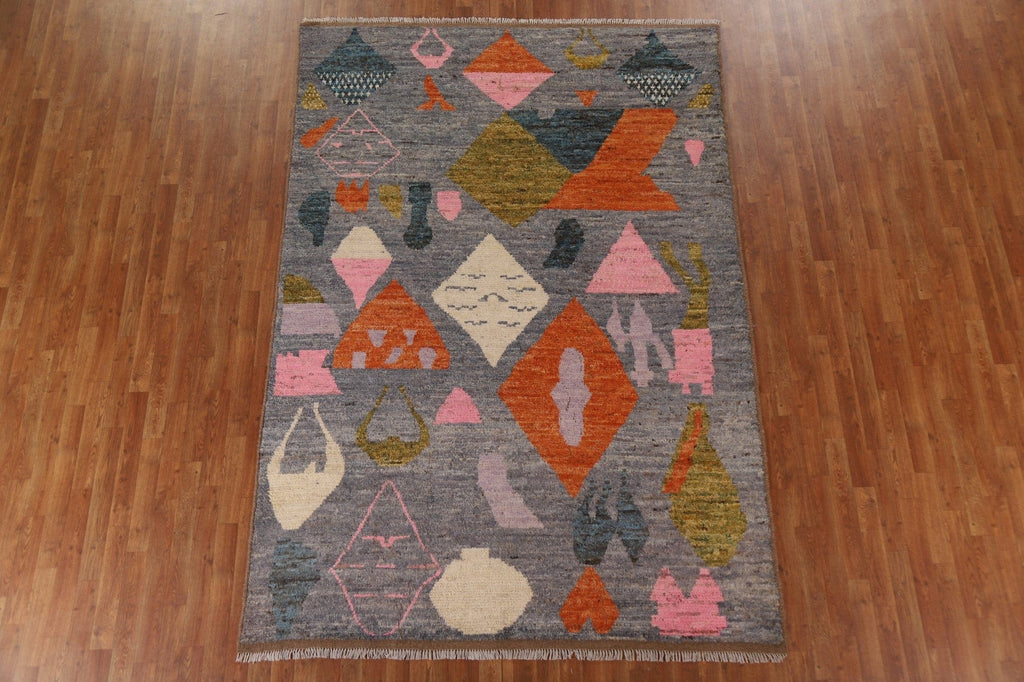 Geometric Moroccan Oriental Area Rug 7x10