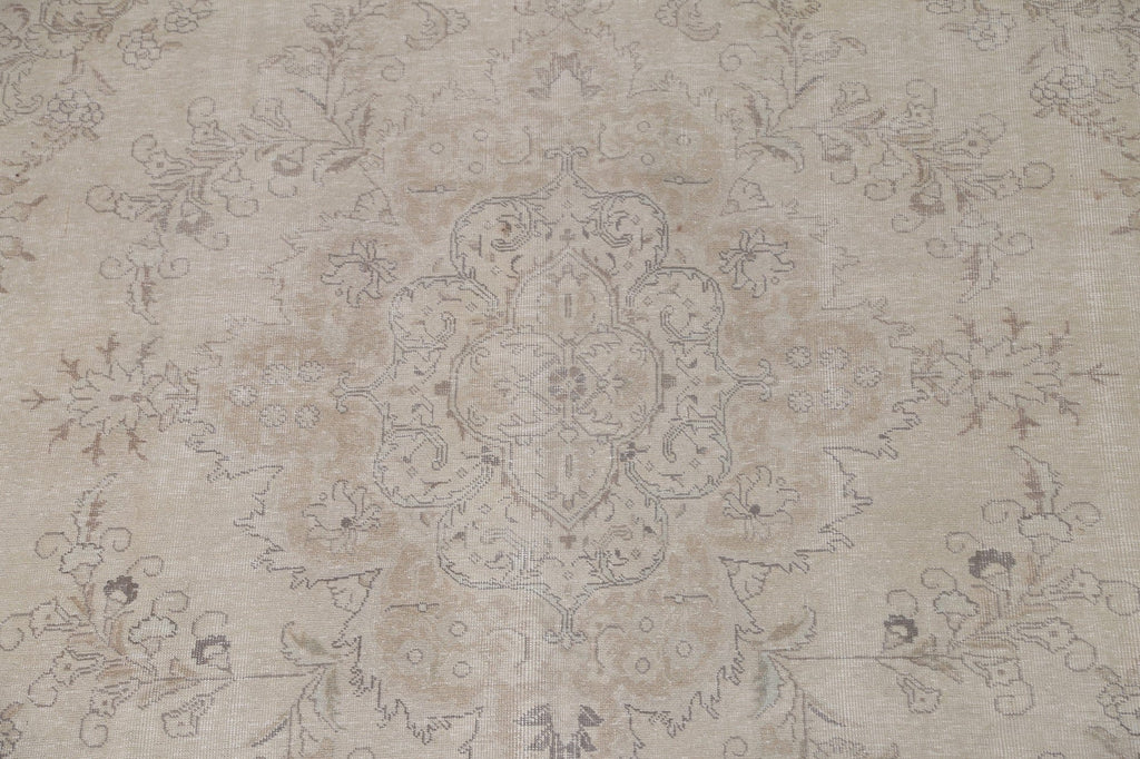 Distressed Tabriz Persian Area Rug 8x11