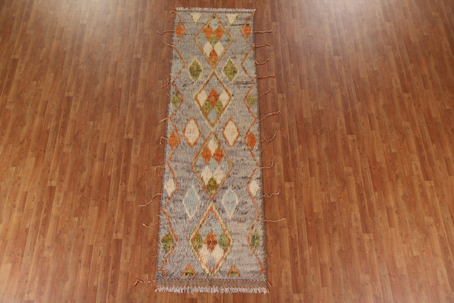 Berber Moroccan Runner Rug 3x10