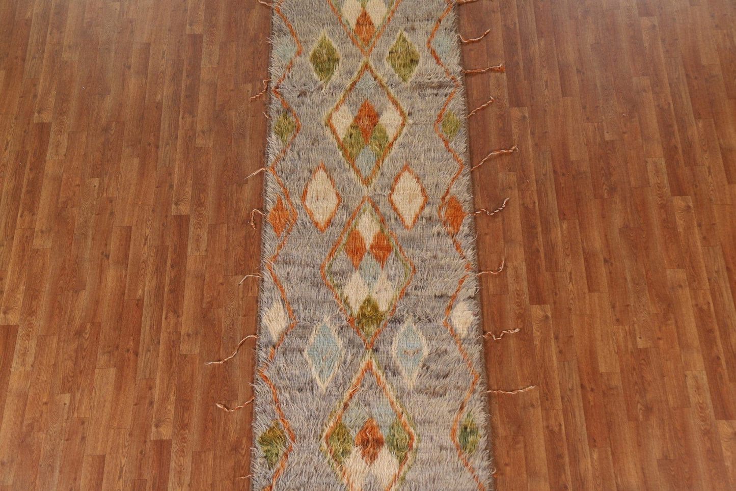 Berber Moroccan Runner Rug 3x10