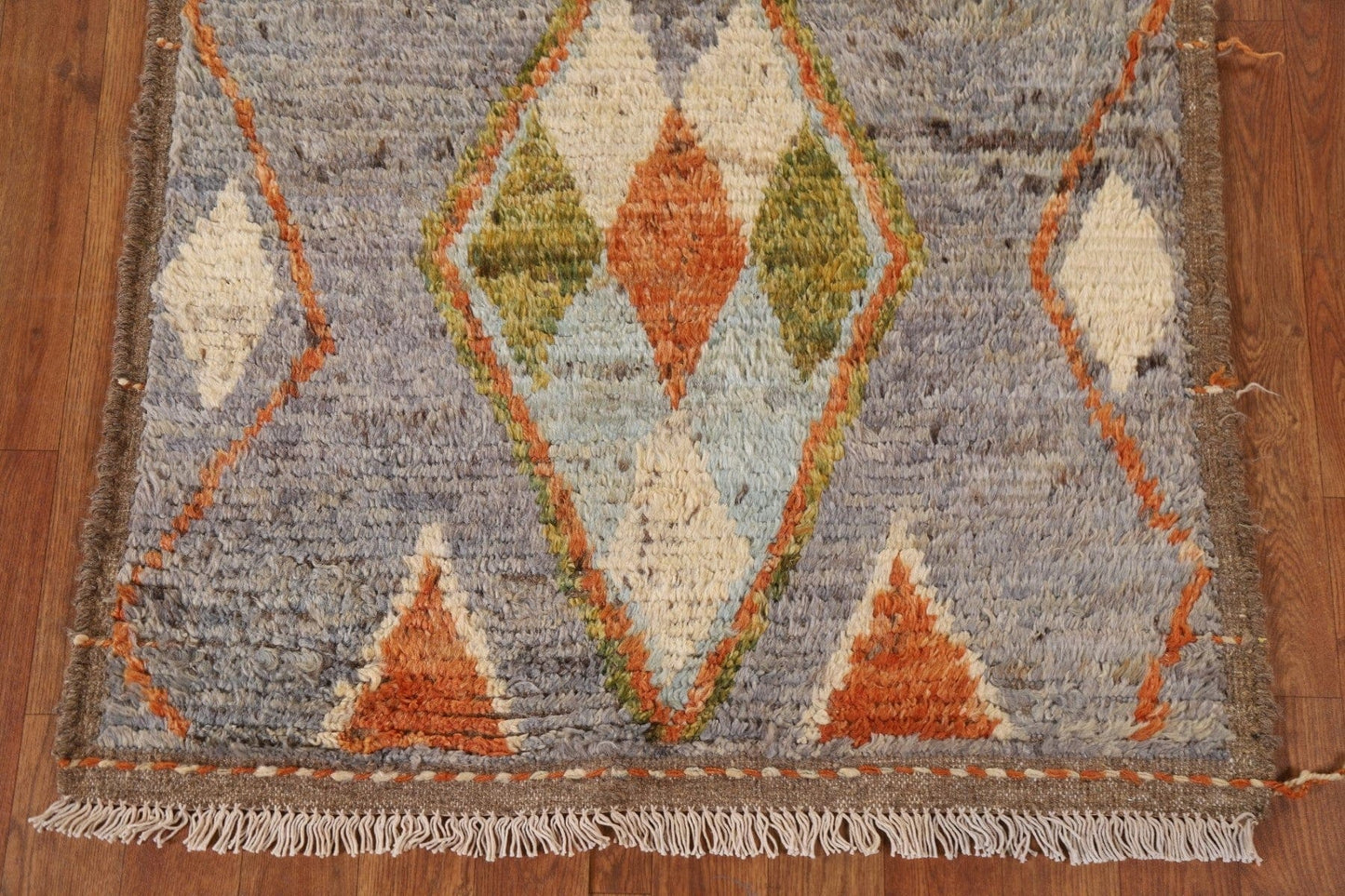 Geometric Moroccan Oriental Runner Rug 3x10