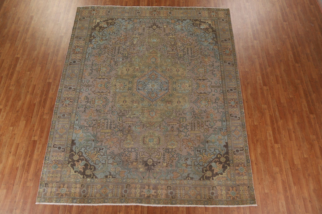 Over-Dyed Tabriz Persian Area Rug 10x12