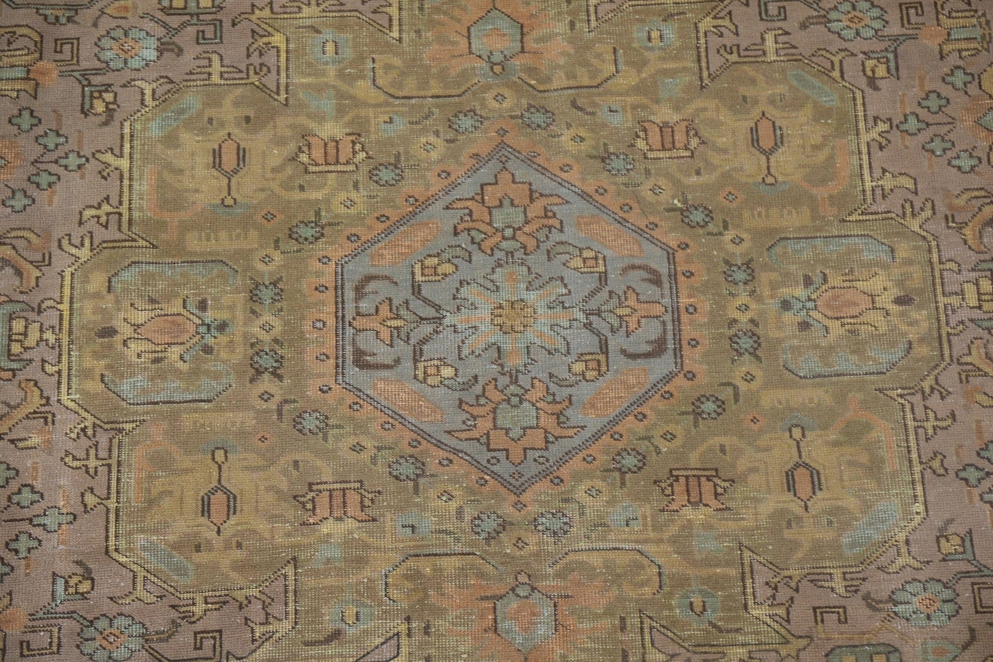 Over-Dyed Tabriz Persian Area Rug 10x12