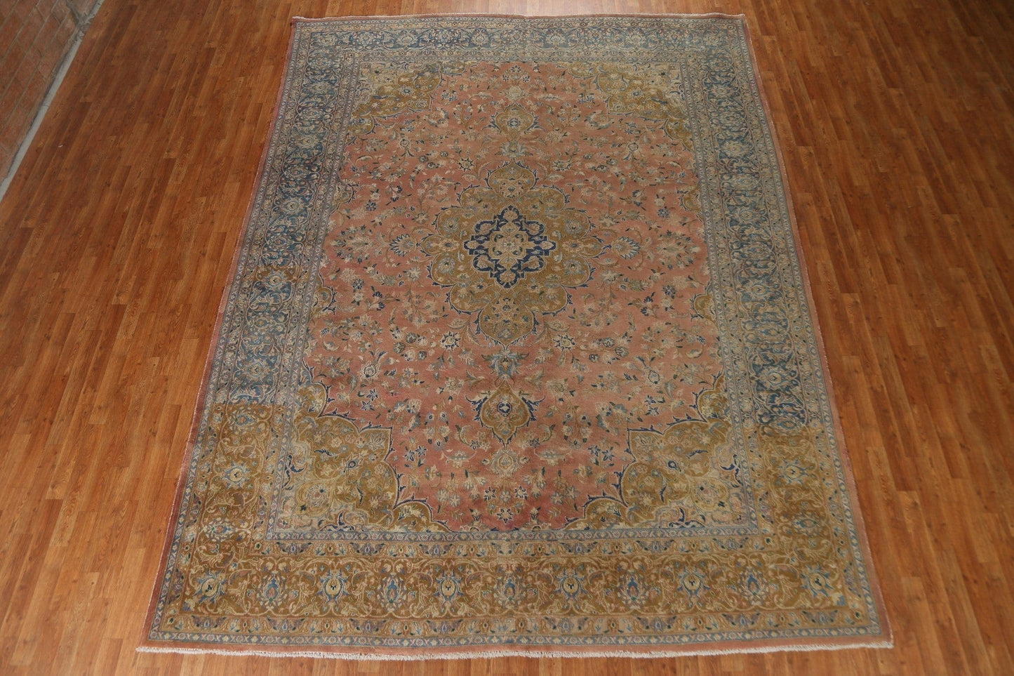 Traditional Mashad Persian Area Rug 9x12