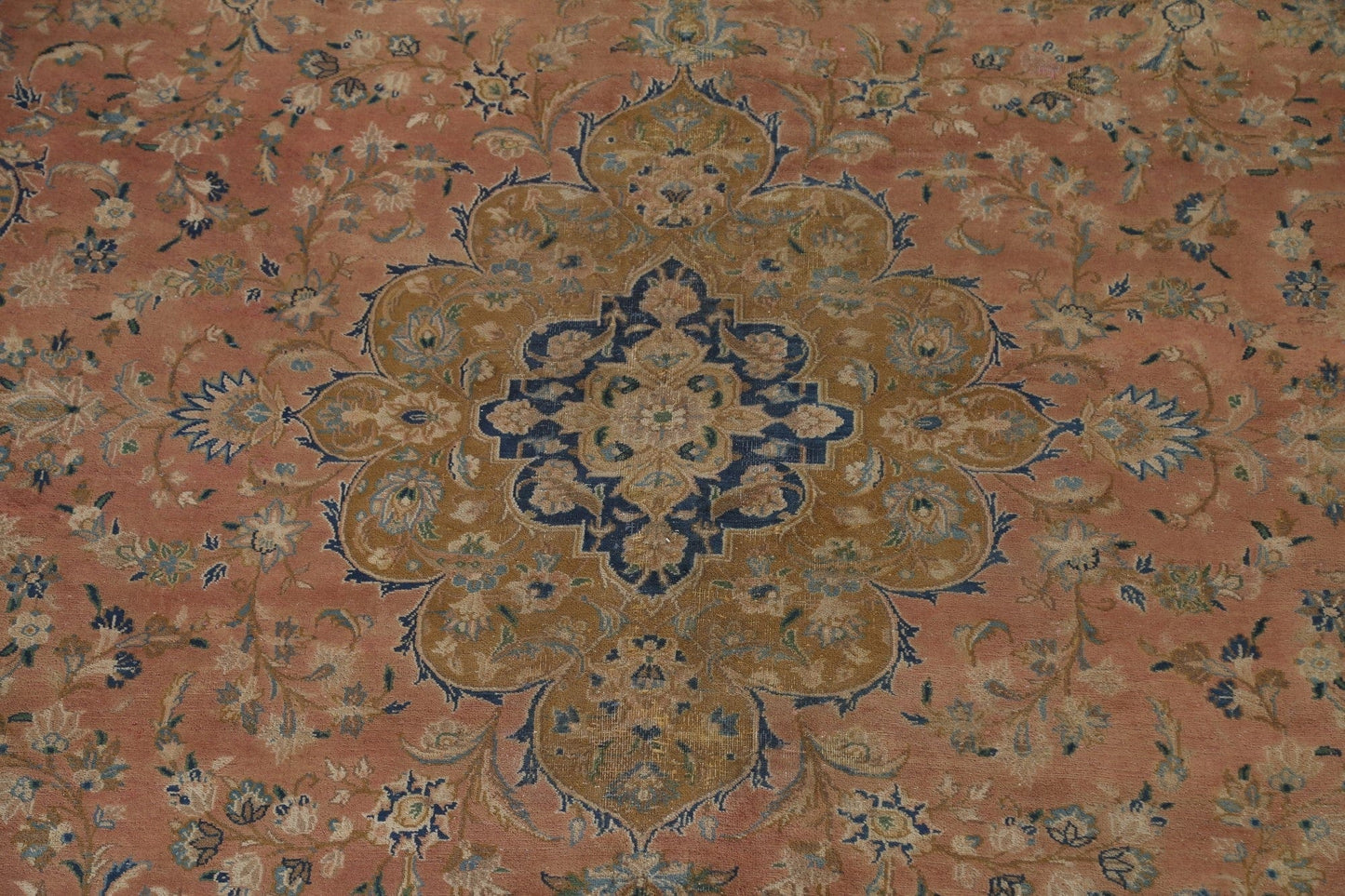 Traditional Mashad Persian Area Rug 9x12