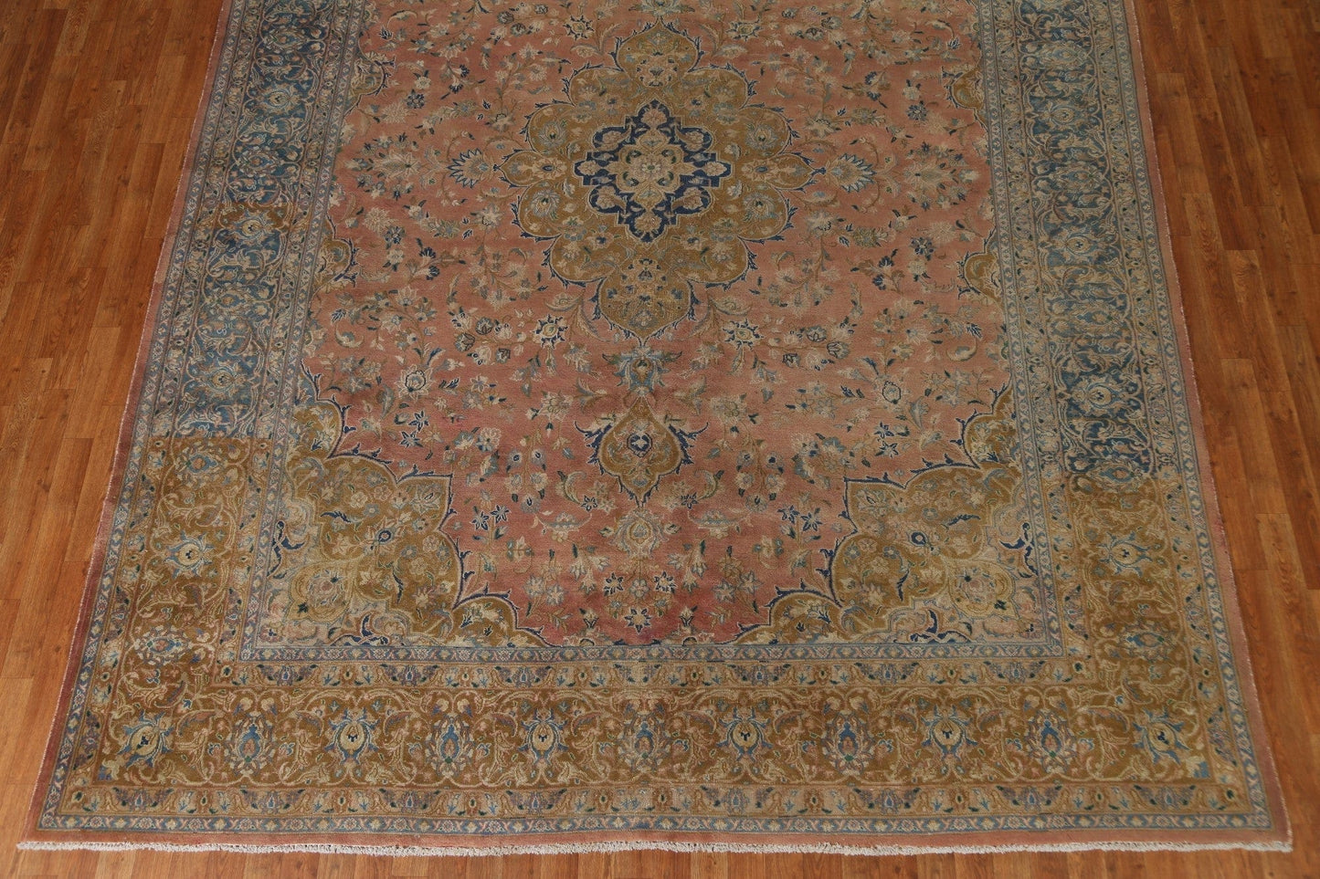 Traditional Mashad Persian Area Rug 9x12