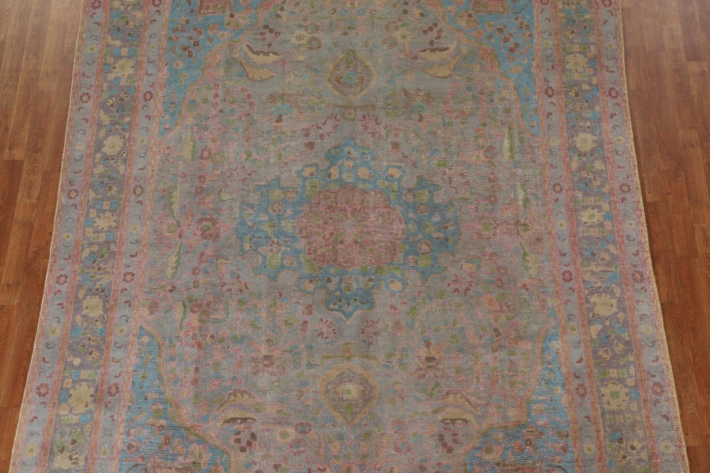 Antique Over-Dyed Tabriz Persian Area Rug 8x11