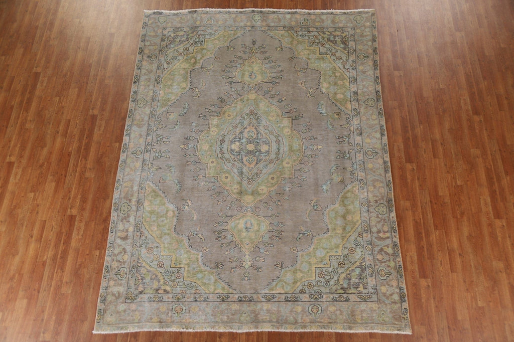 Over-Dyed Tabriz Persian Area Rug 8x11