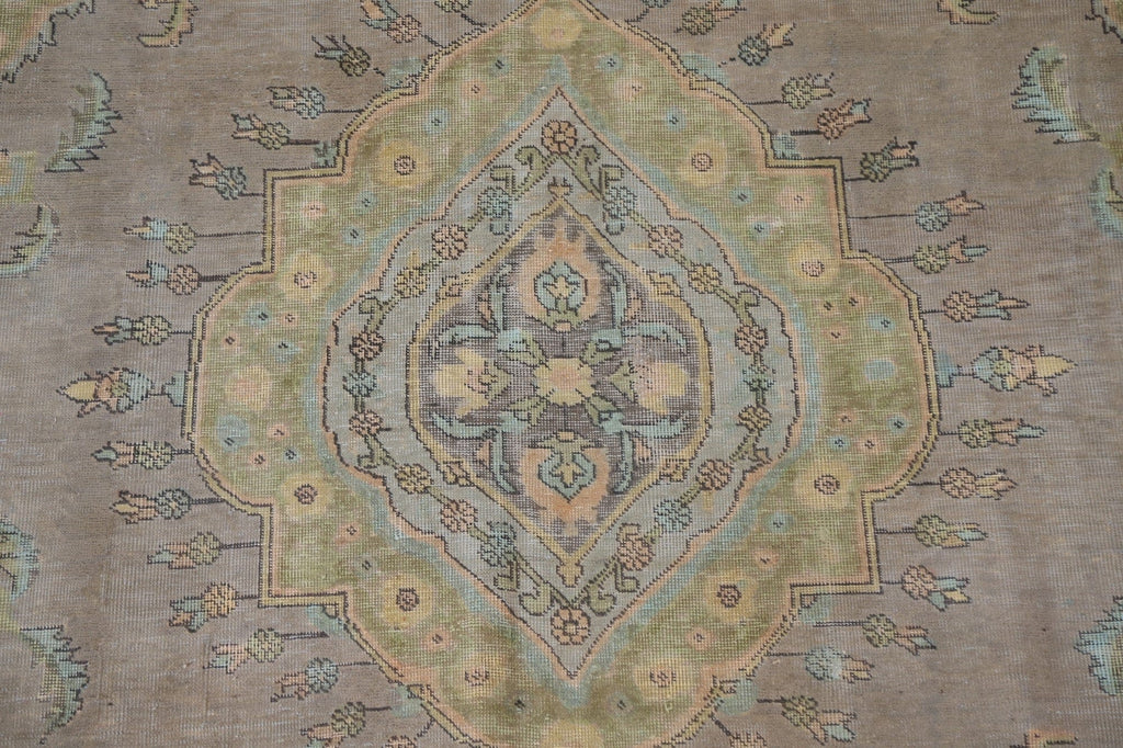 Over-Dyed Tabriz Persian Area Rug 8x11