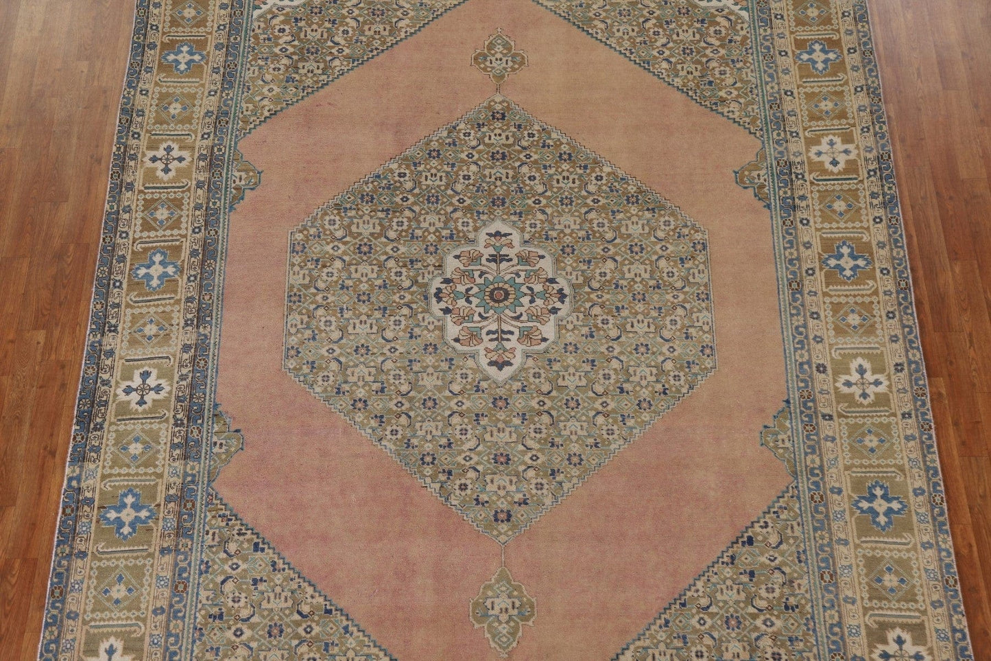 Vintage Wool Tabriz Persian Area Rug 8x11