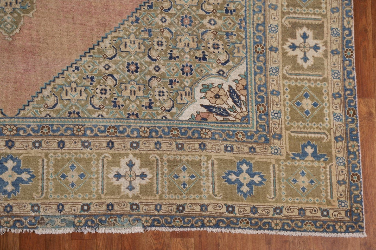 Vintage Wool Tabriz Persian Area Rug 8x11