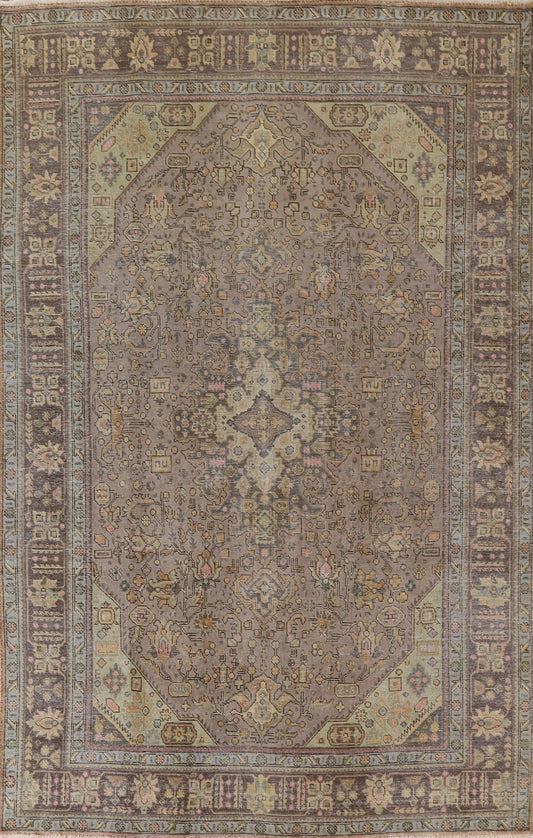 Over-Dyed Tabriz Persian Area Rug 8x11