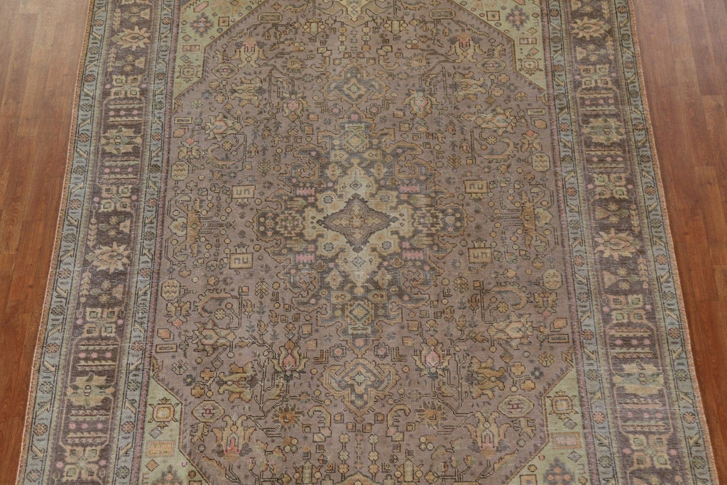 Over-Dyed Tabriz Persian Area Rug 8x11