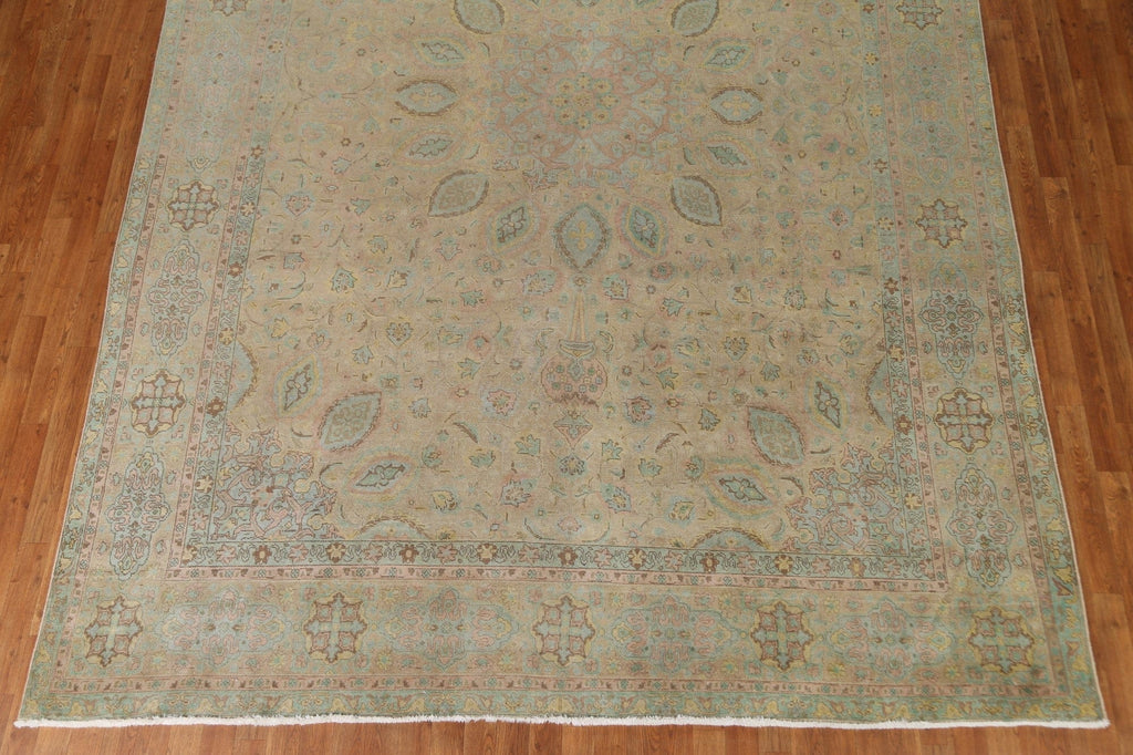 Vintage Tabriz Persian Area Rug 9x12