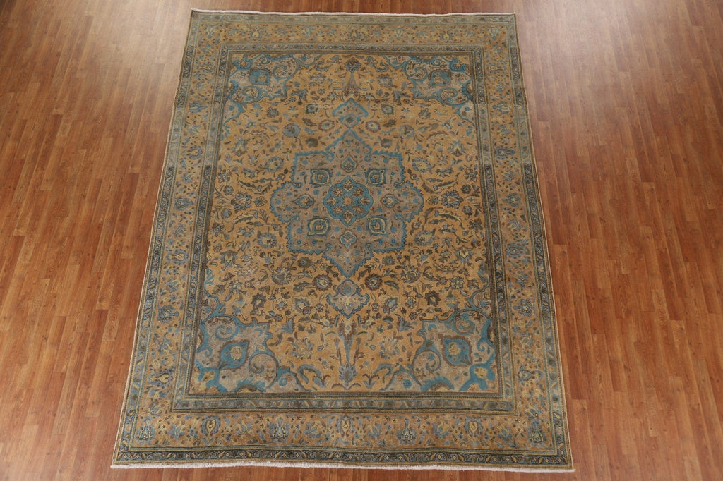 Vintage Tabriz Persian Area Rug 8x11