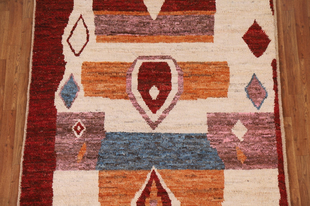 Abstract Moroccan Oriental Area Rug 5x7