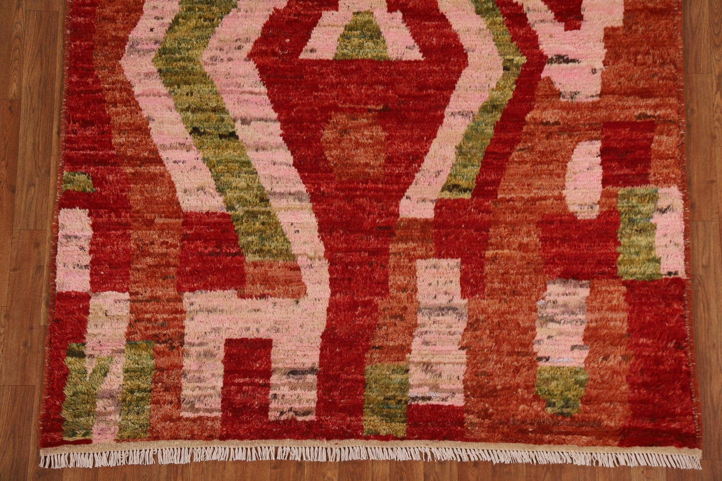 Abstract Moroccan Area Rug 5x8