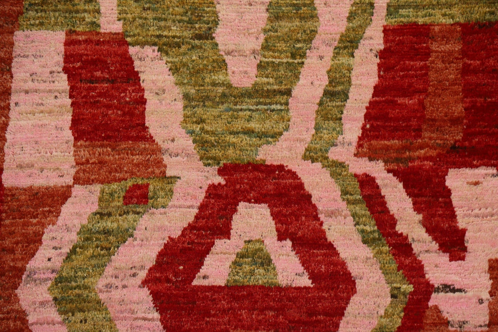 Abstract Moroccan Area Rug 5x8