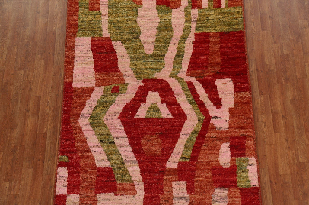 Abstract Moroccan Area Rug 5x8