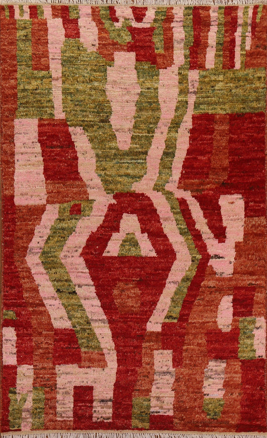 Abstract Moroccan Area Rug 5x8