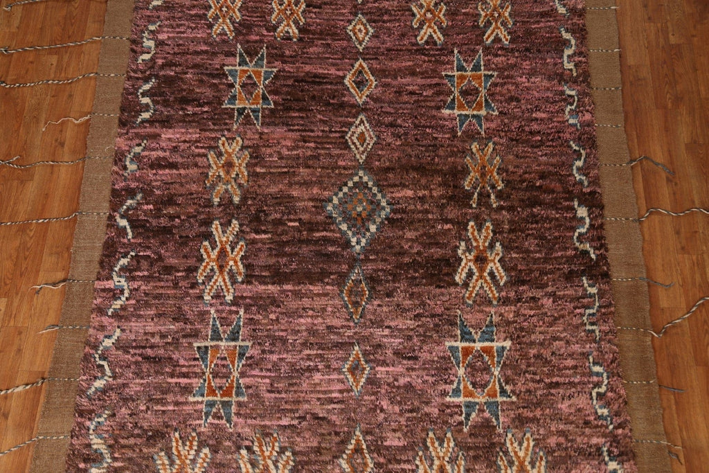 Tribal Moroccan Oriental Area Rug 6x9