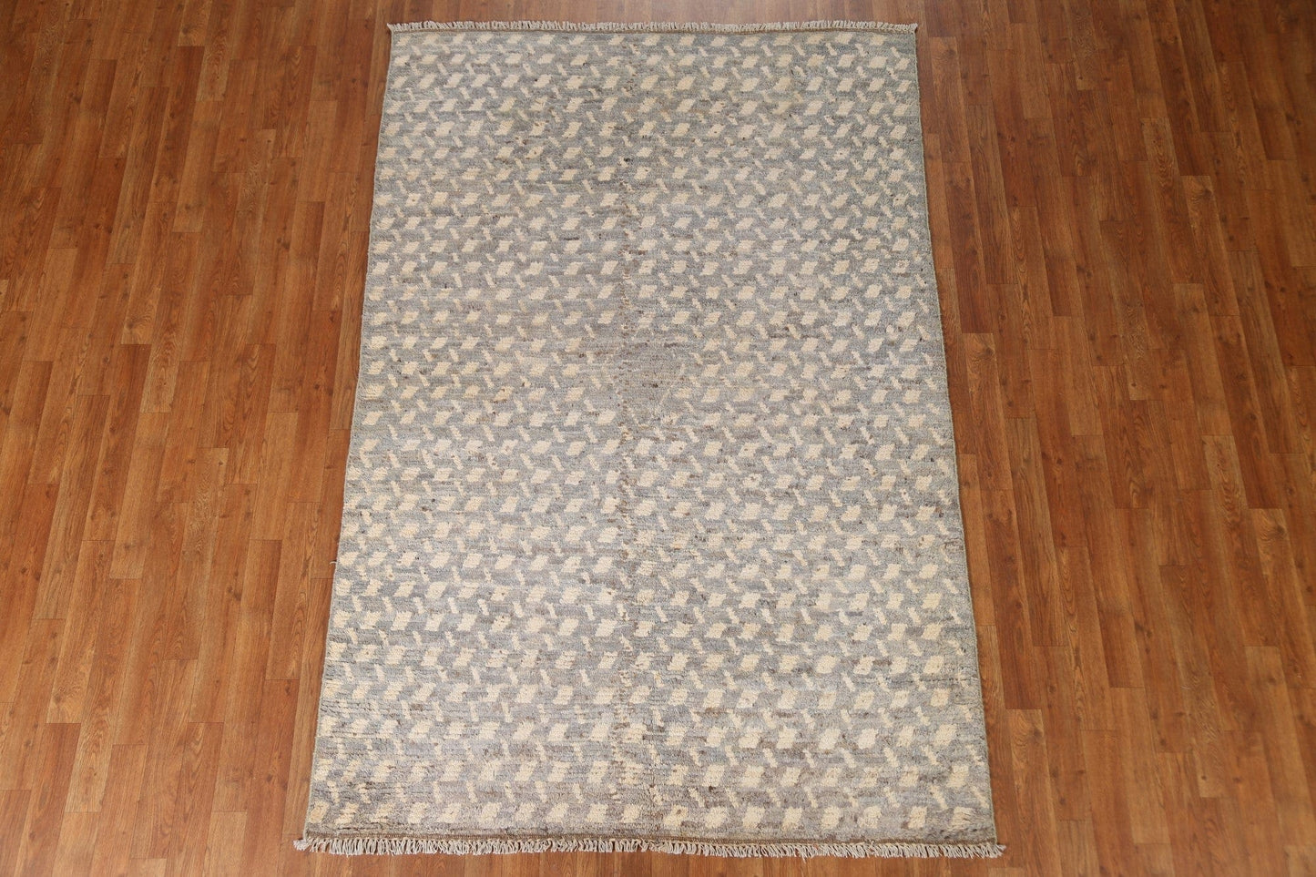 All-Over Moroccan Wool Area Rug 5x8