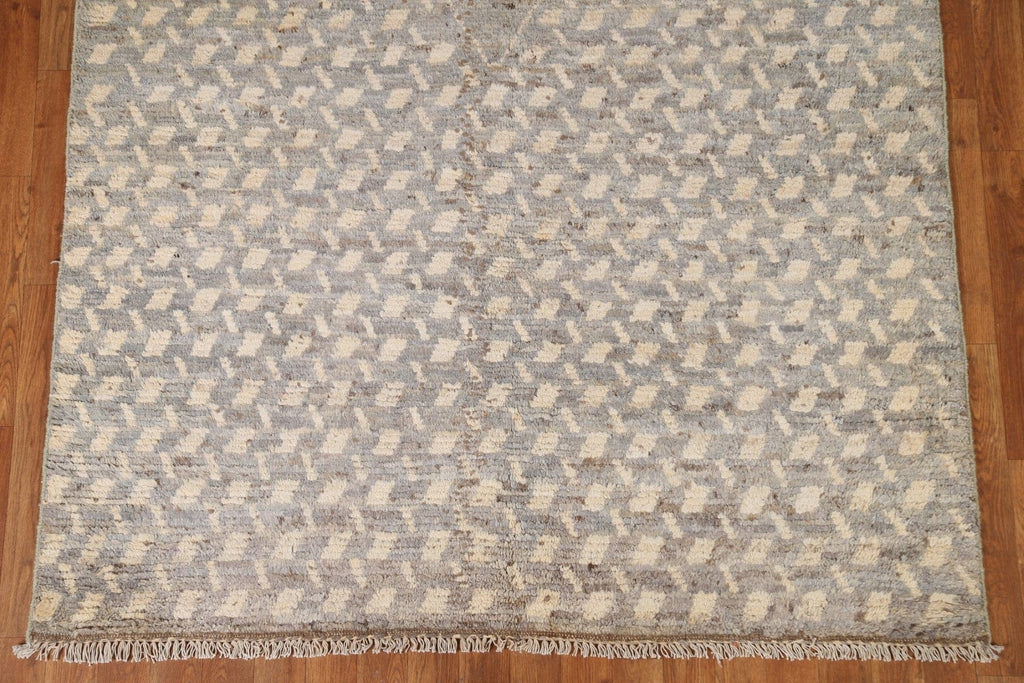 All-Over Moroccan Wool Area Rug 5x8