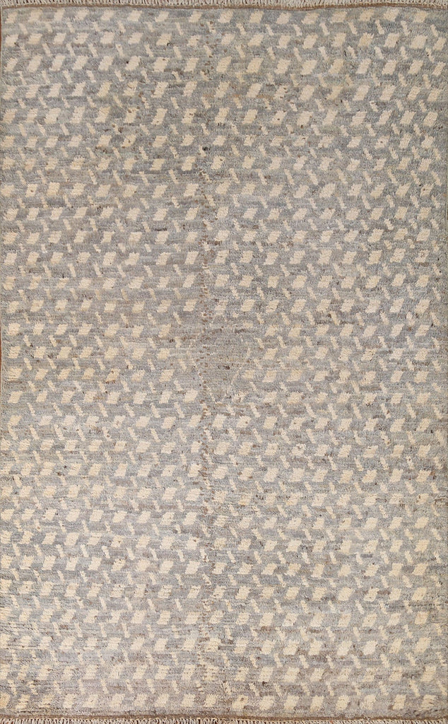 All-Over Moroccan Wool Area Rug 5x8