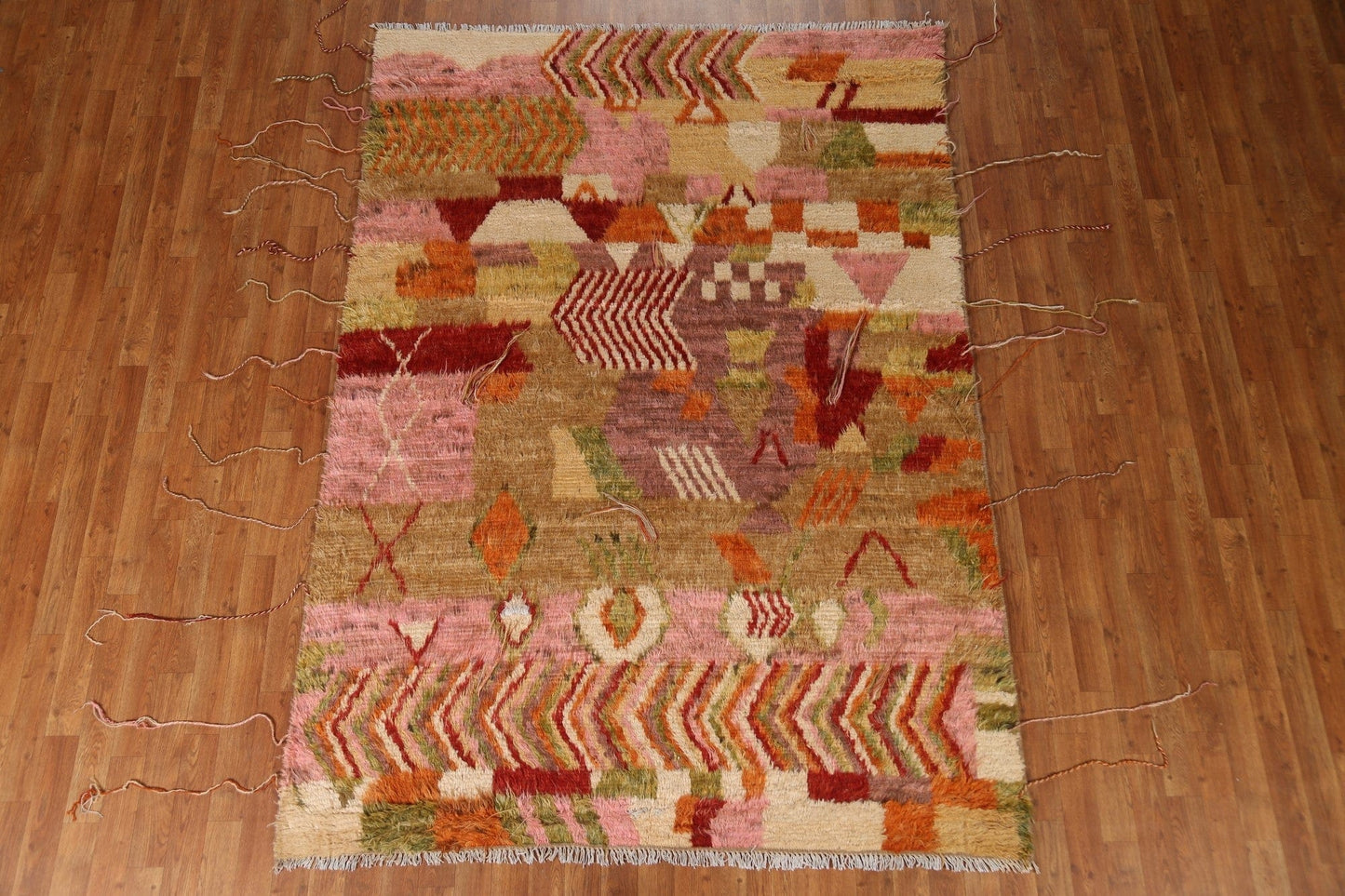 Geometric Berber Moroccan Area Rug 6x8