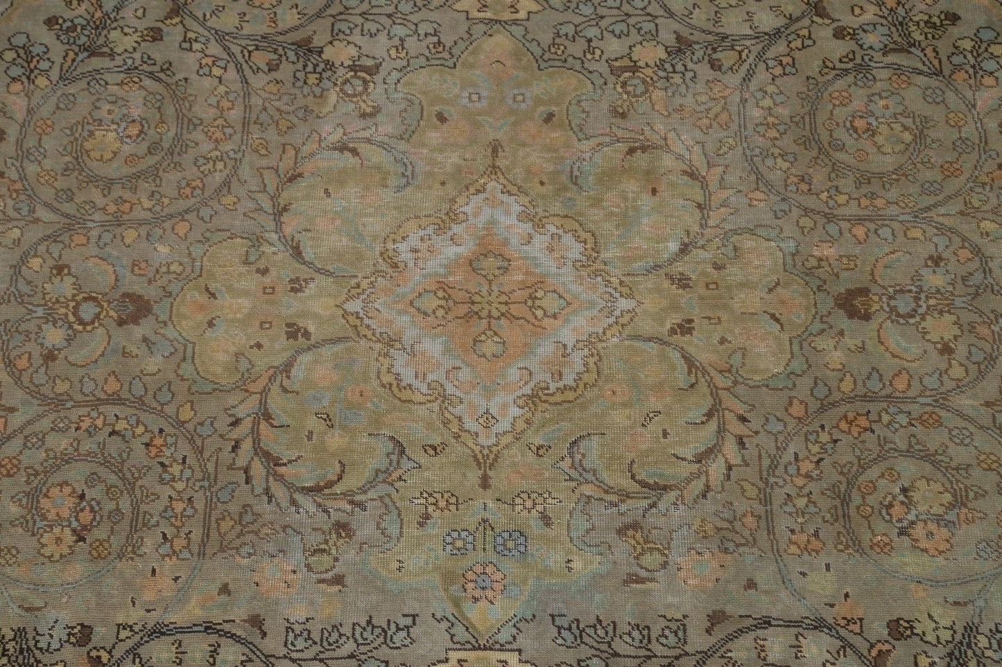 Distressed Tabriz Persian Area Rug 8x11