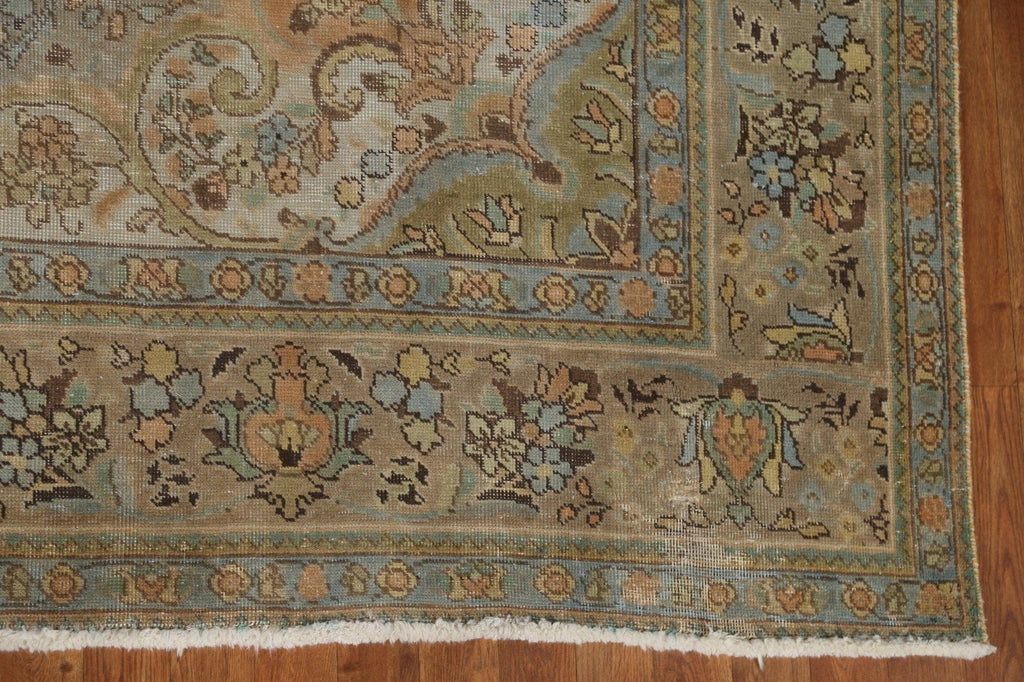 Distressed Tabriz Persian Area Rug 8x11