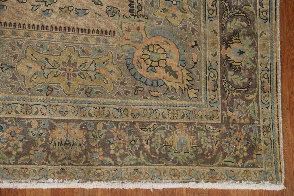 Distressed Tabriz Persian Area Rug 8x11