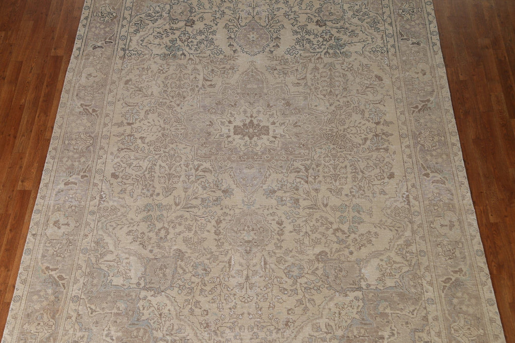 Distressed Tabriz Persian Area Rug 8x11