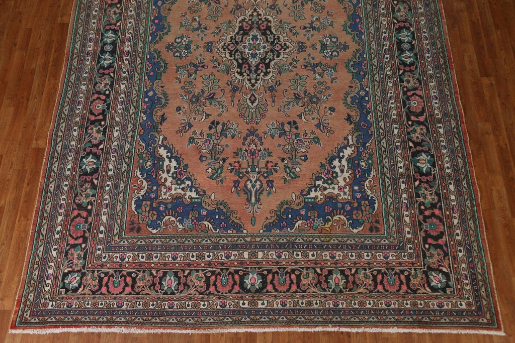 Vintage Hamedan Persian Area Rug 9x13