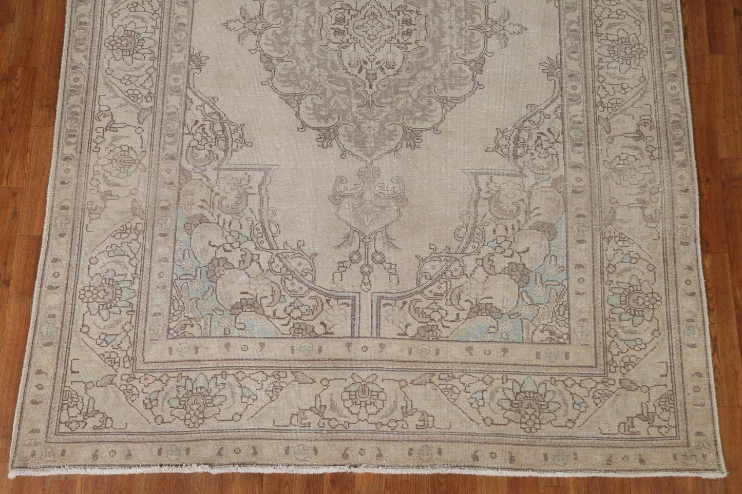 Distressed Tabriz Persian Area Rug 6x9