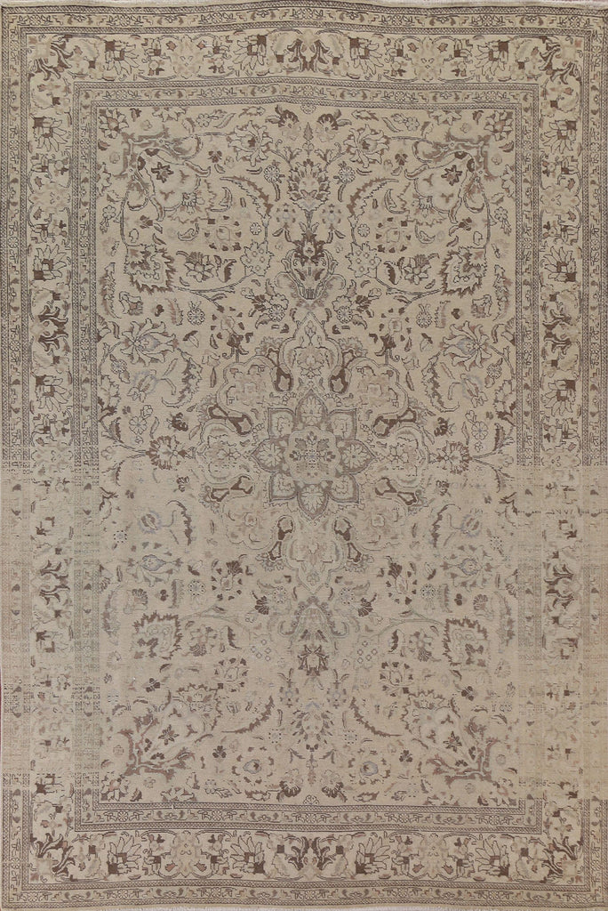 Distressed Tabriz Persian Area Rug 8x11