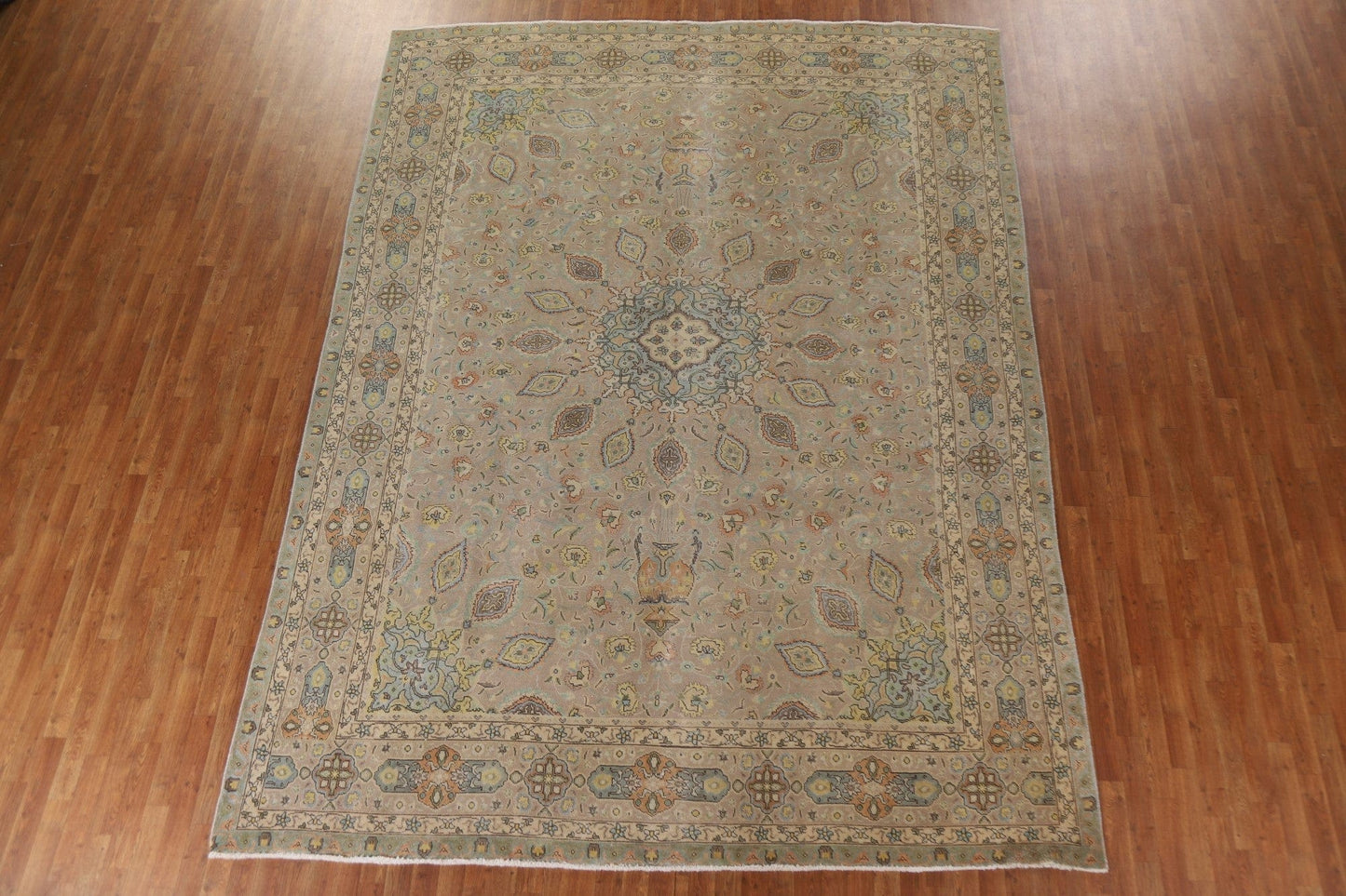 Distressed Tabriz Persian Area Rug 10x13