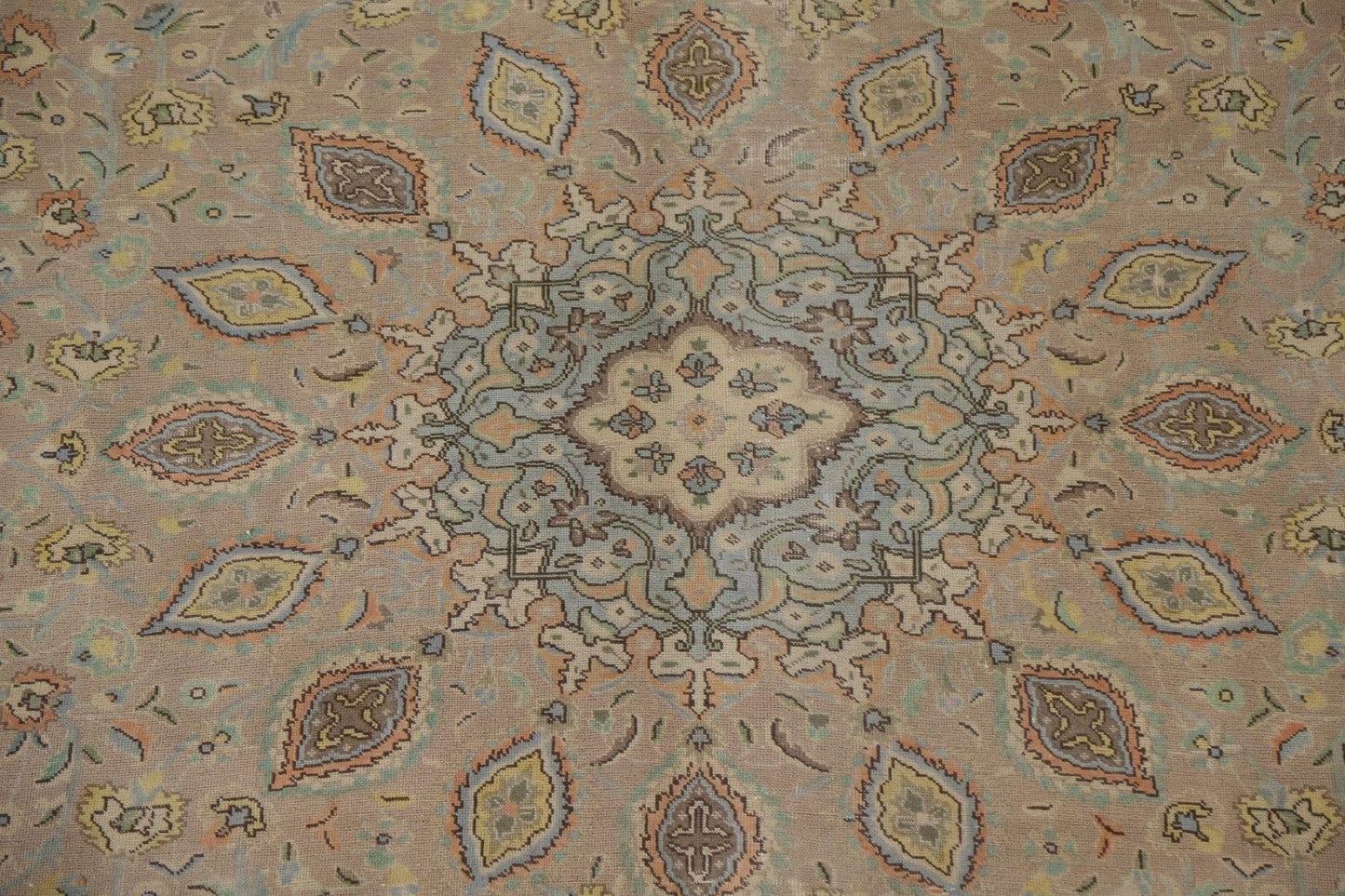 Distressed Tabriz Persian Area Rug 10x13