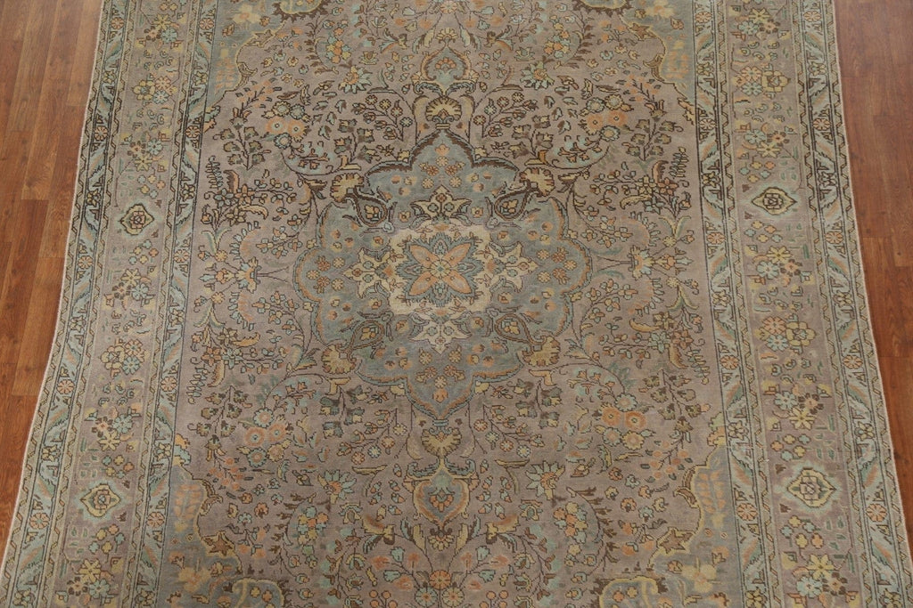 Distressed Tabriz Persian Area Rug 8x11