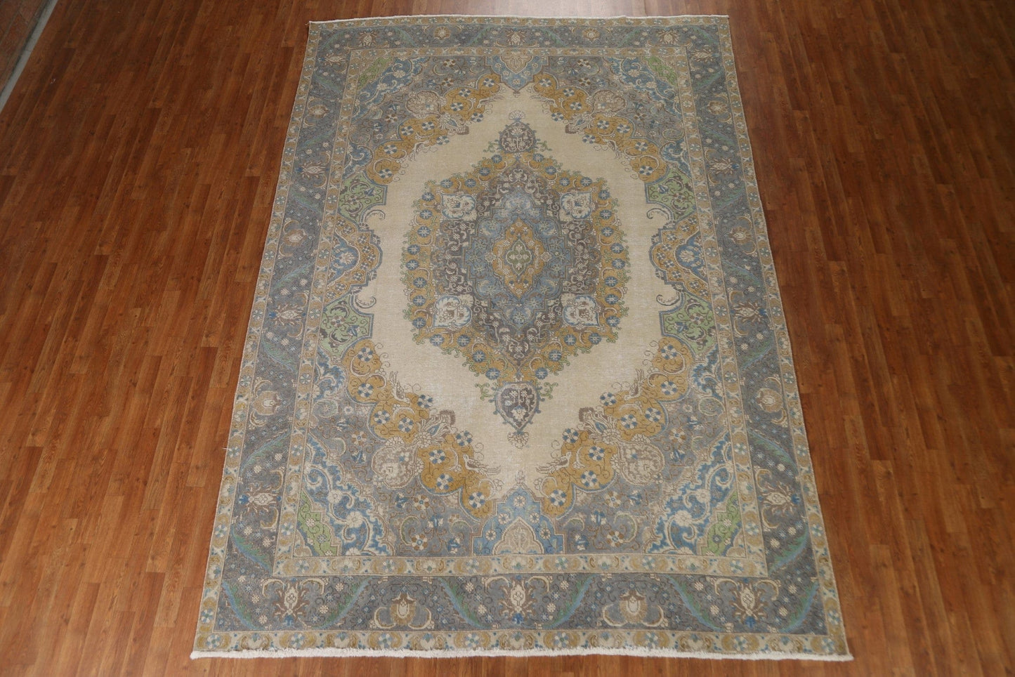 Distressed Tabriz Persian Area Rug 8x12