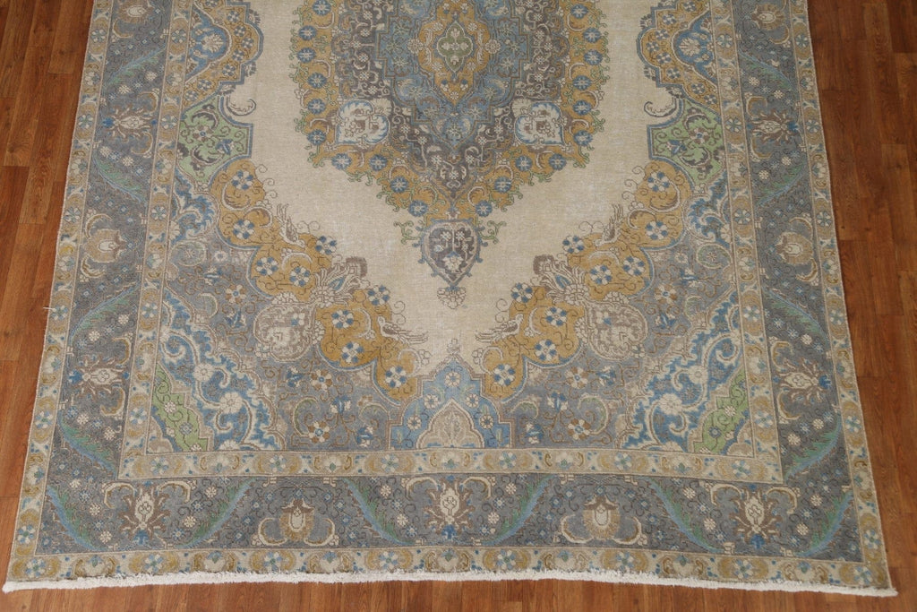 Distressed Tabriz Persian Area Rug 8x12