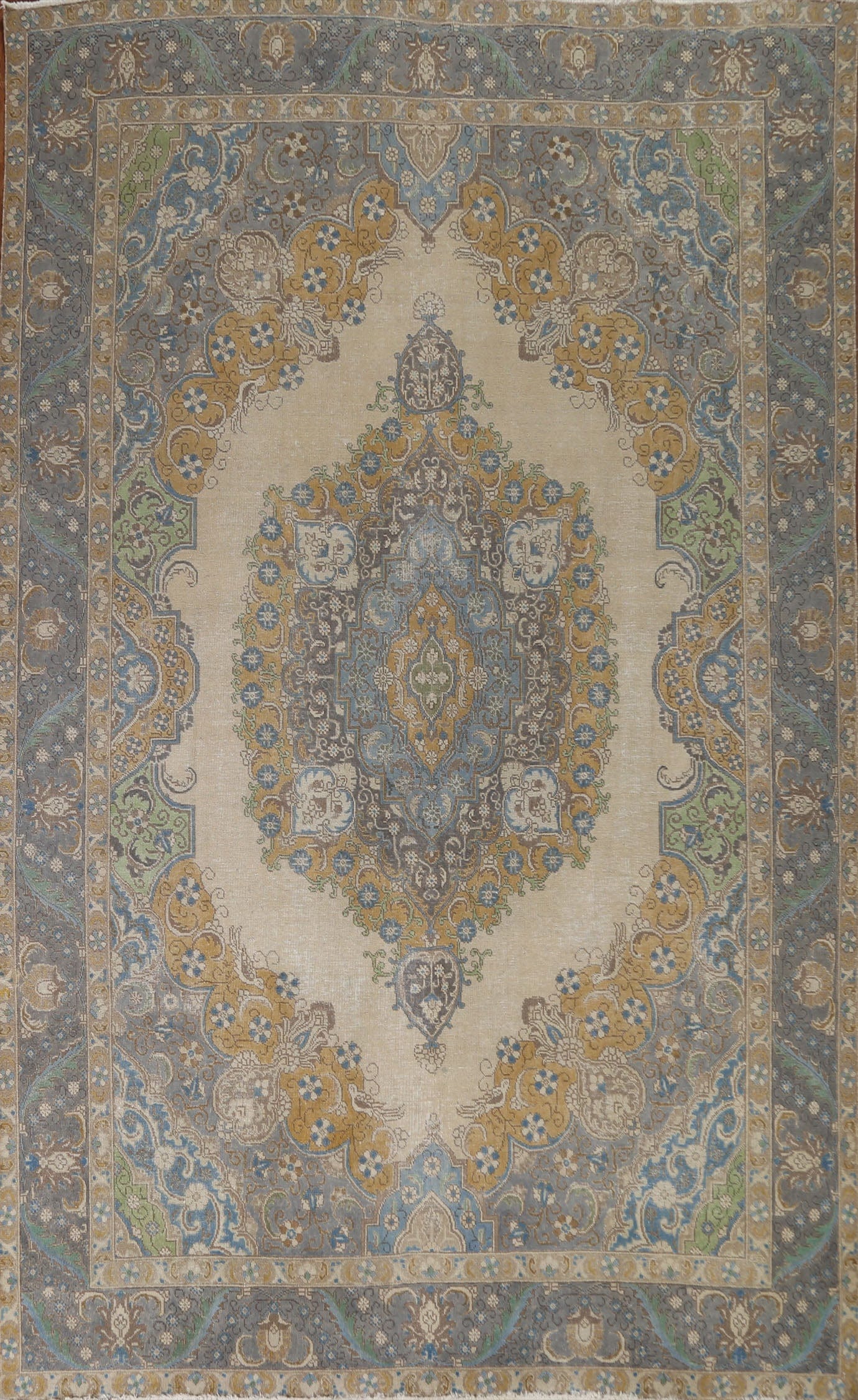 Distressed Tabriz Persian Area Rug 8x12