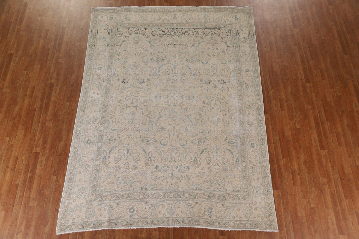 Distressed Tabriz Persian Area Rug 8x11