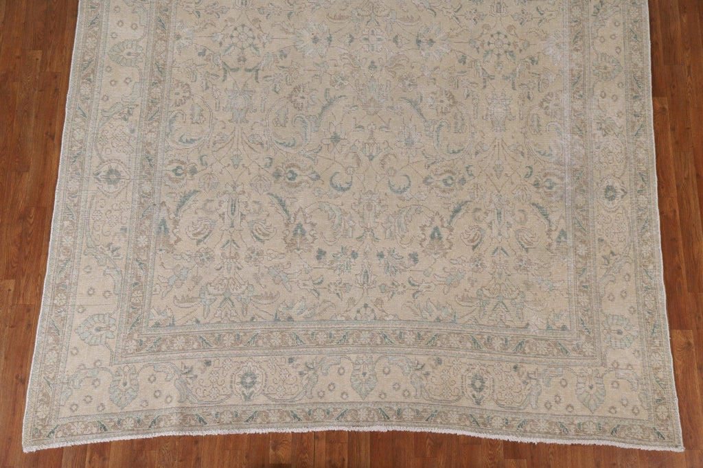 Distressed Tabriz Persian Area Rug 8x11