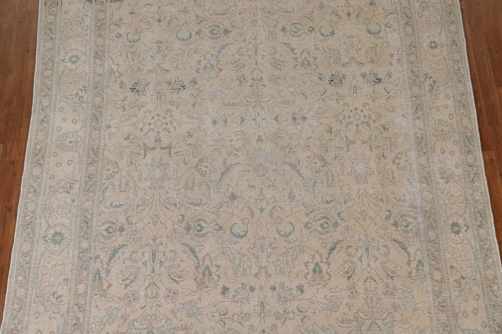 Distressed Tabriz Persian Area Rug 8x11