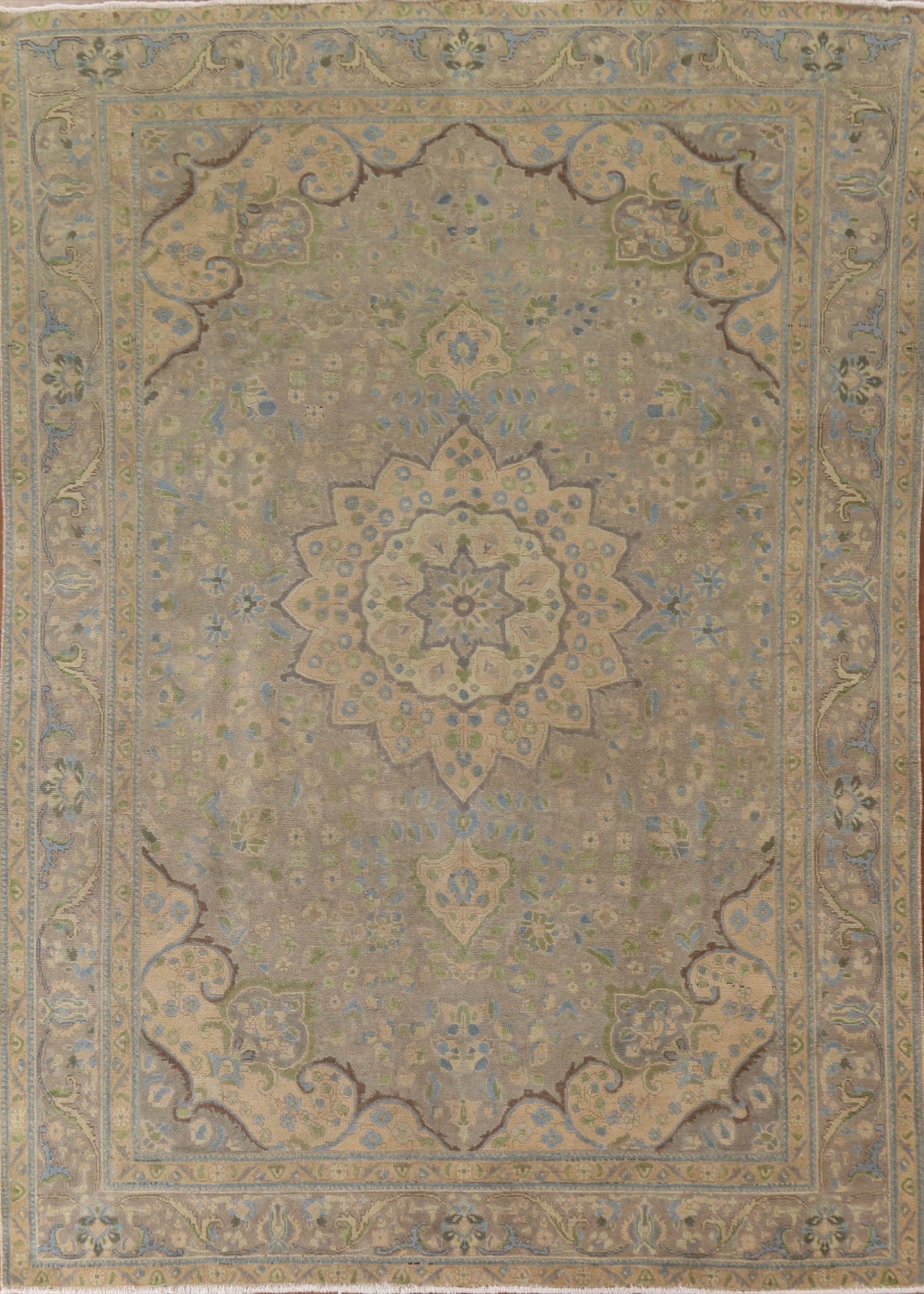 Over-Dyed Tabriz Persian Area Rug 8x11