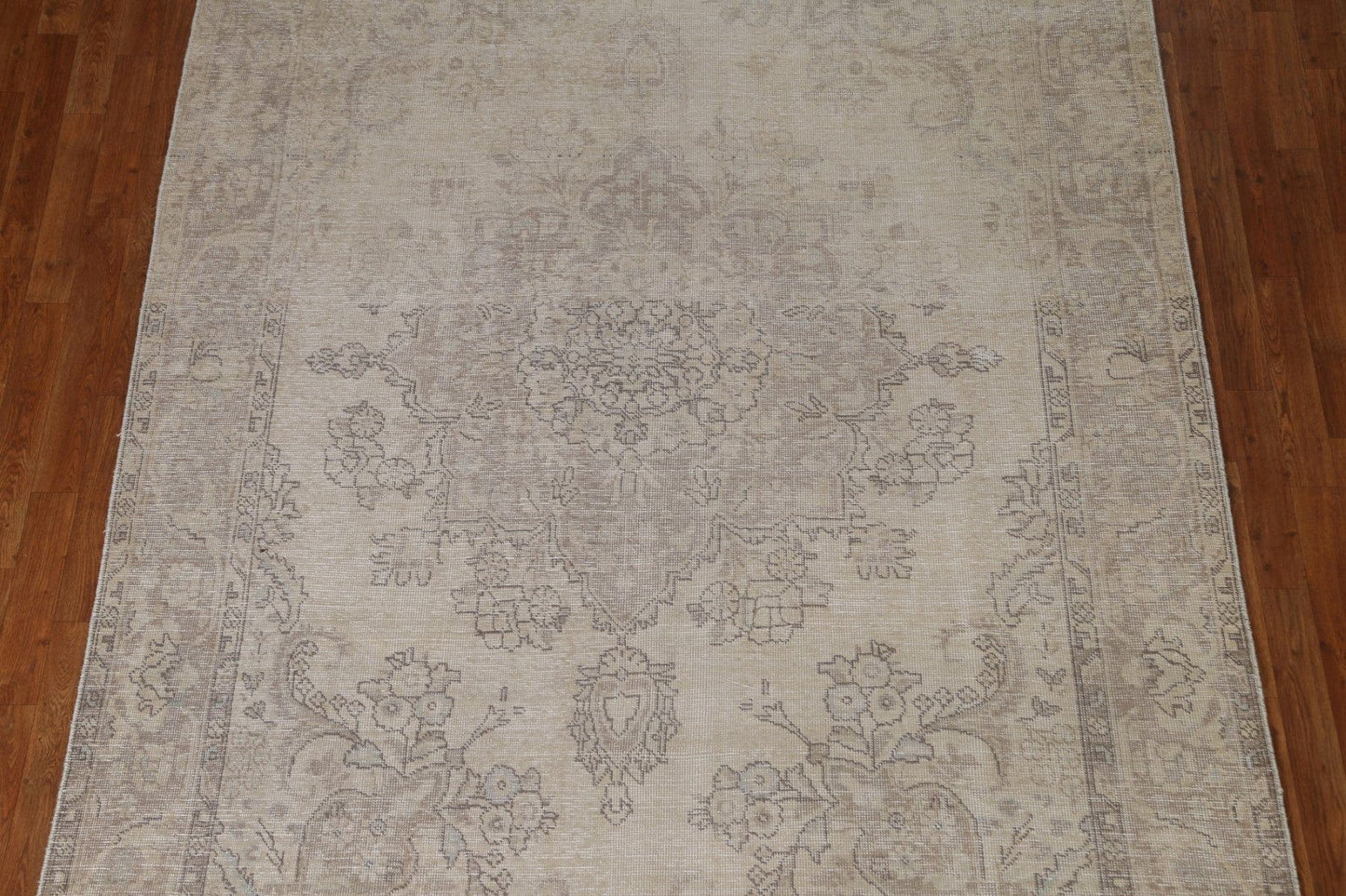 Distressed Tabriz Persian Area Rug 7x10